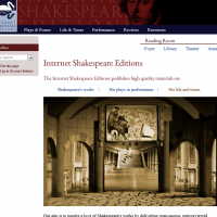 AWED - Internet Shakespeare Editions - screenshot