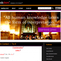 AWED - Bookdoors: Literature in its Context - screenshot