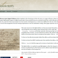 AWED - Jane Austen’s Fiction Manuscripts Digital Edition - screenshot