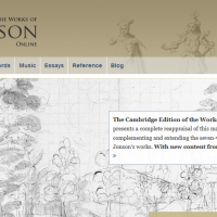 AWED - The Cambridge Edition of the Works of Ben Jonson Online - screenshot