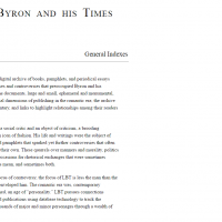 AWED - Lord Byron and his Times - screenshot