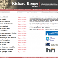 AWED - Richard Brome Online - screenshot