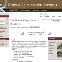 AWED - Digital Renaissance Editions - screenshot