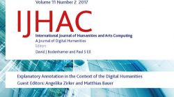 IJHAC Special Issue on Annotating
